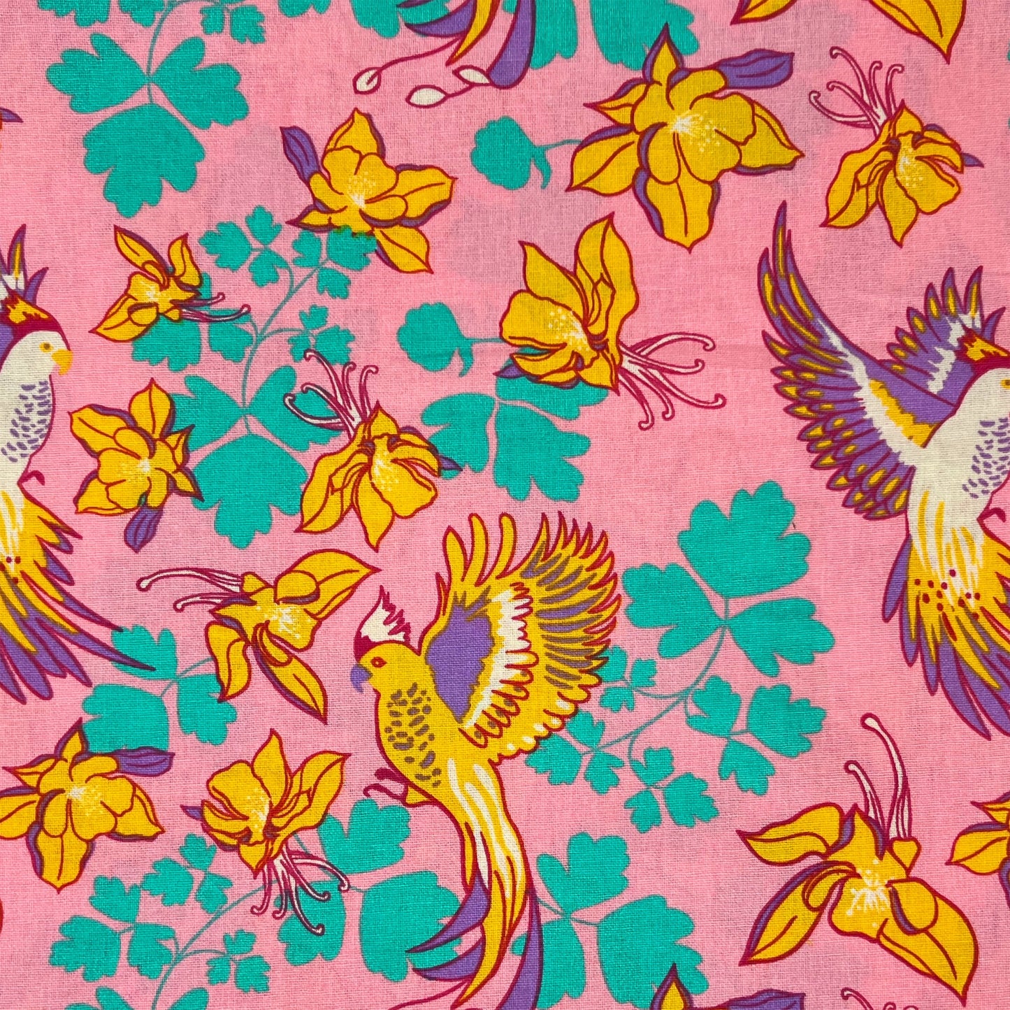 【Les Touristes】コットンマルチクロス ANCOLIE PINK マルト・デムラン セレクト