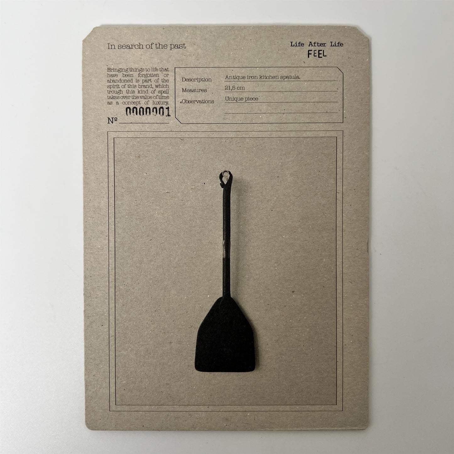 【FEEL】古道具 Antique iron kitchen spatula
