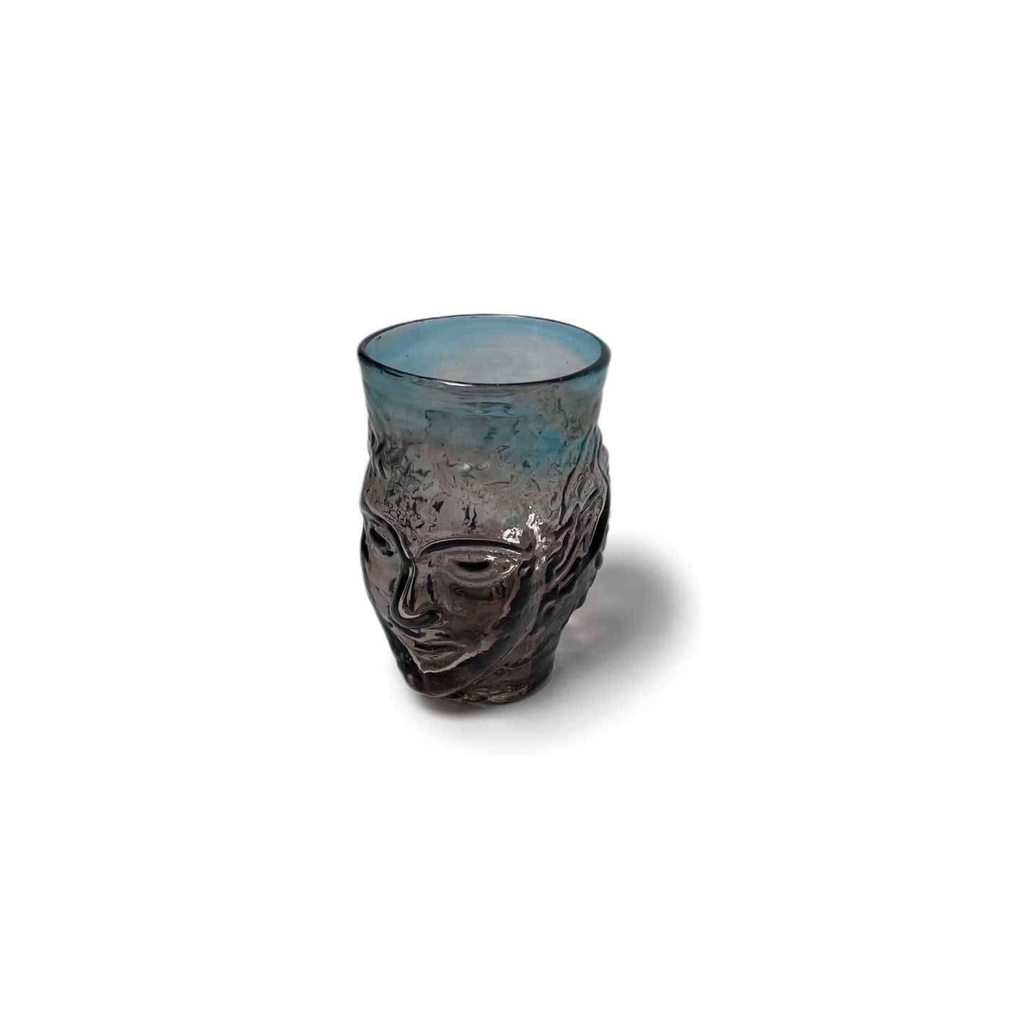 【La Soufflerie】グラス Verre Tete Mix Purple & Turquoise