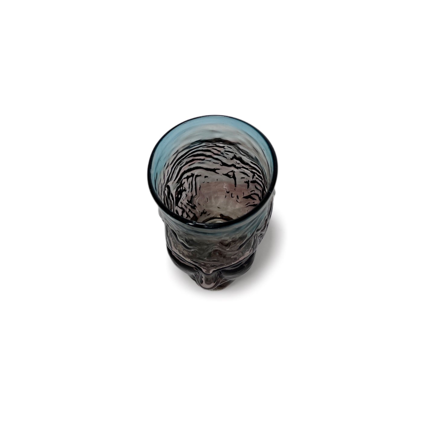 【La Soufflerie】グラス Verre Tete Mix Purple & Turquoise