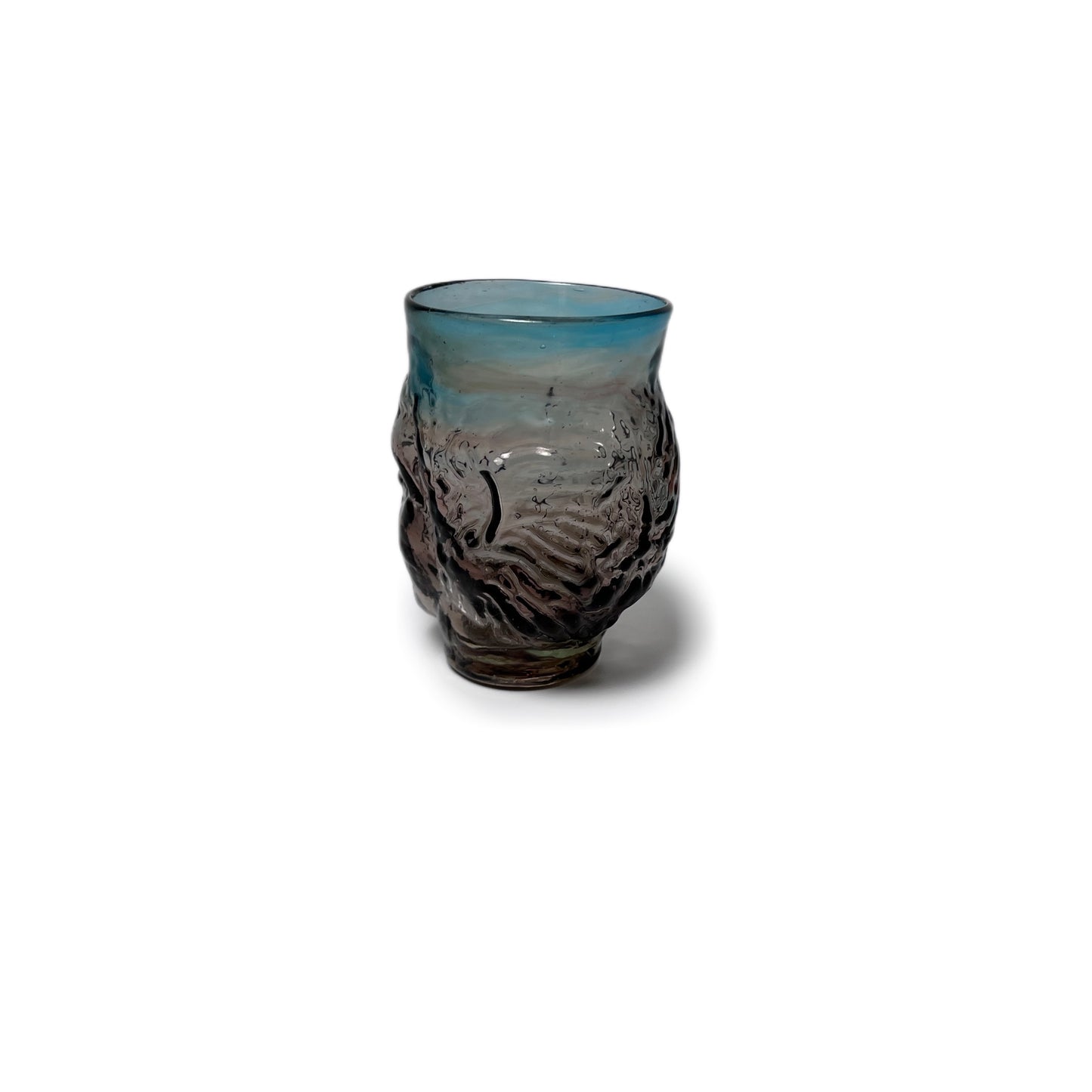 【La Soufflerie】グラス Verre Tete Mix Purple & Turquoise