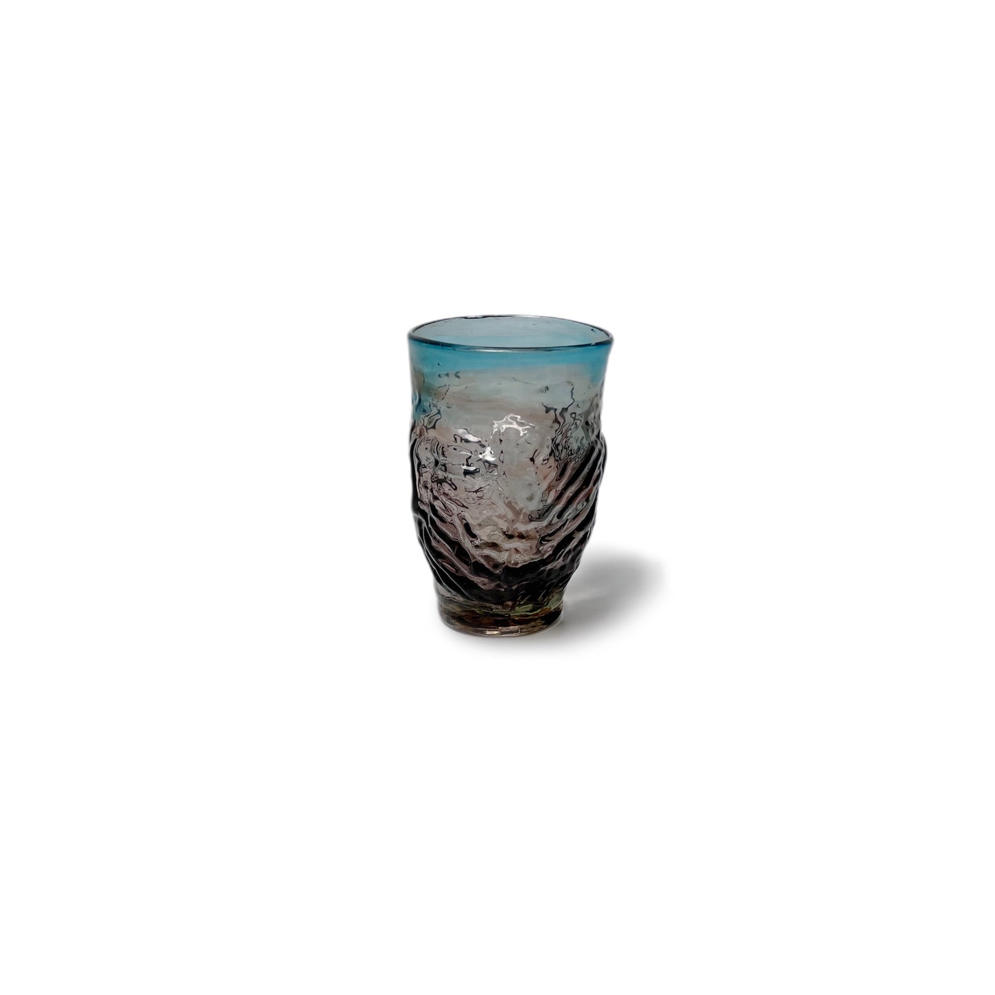 【La Soufflerie】グラス Verre Tete Mix Purple & Turquoise