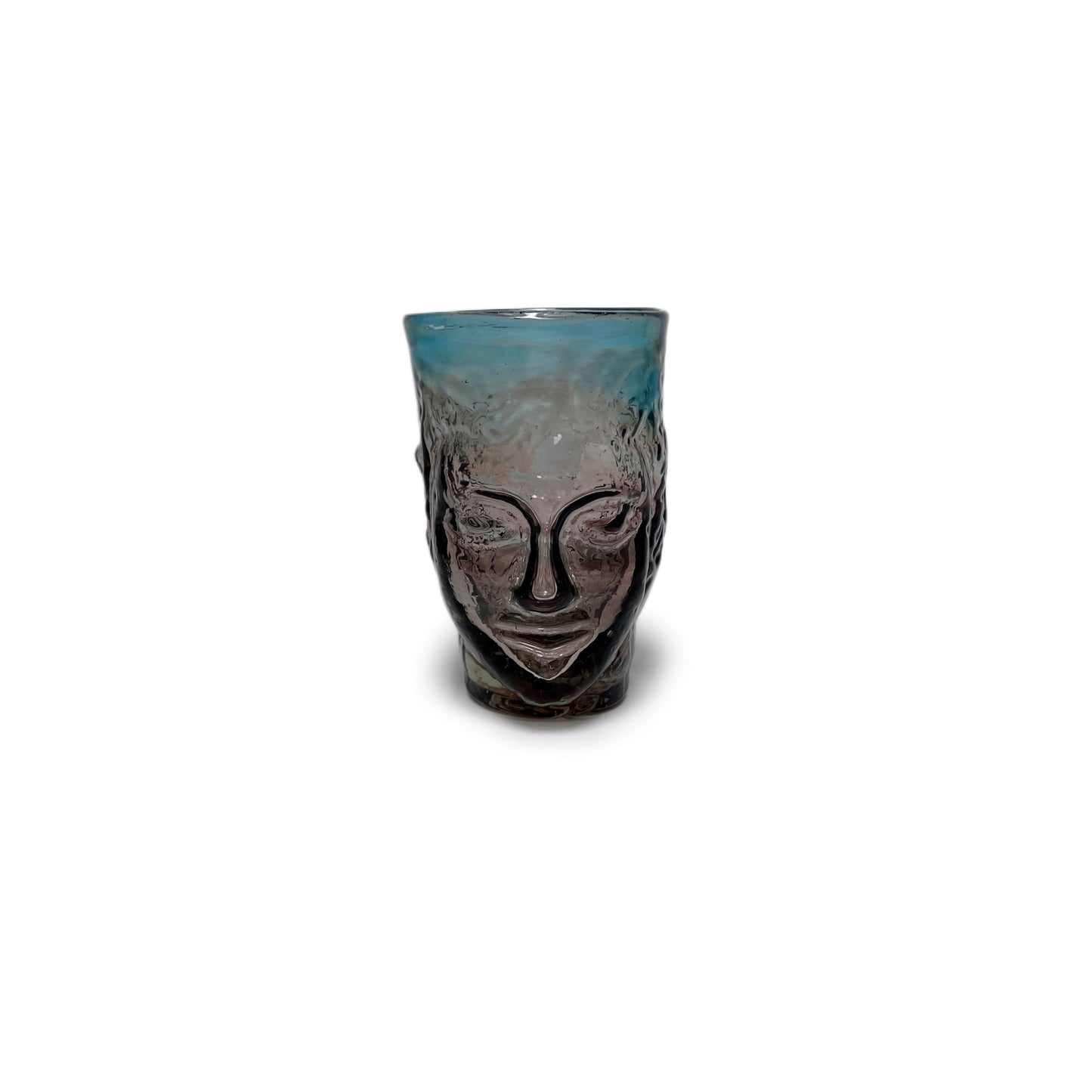 【La Soufflerie】グラス Verre Tete Mix Purple & Turquoise