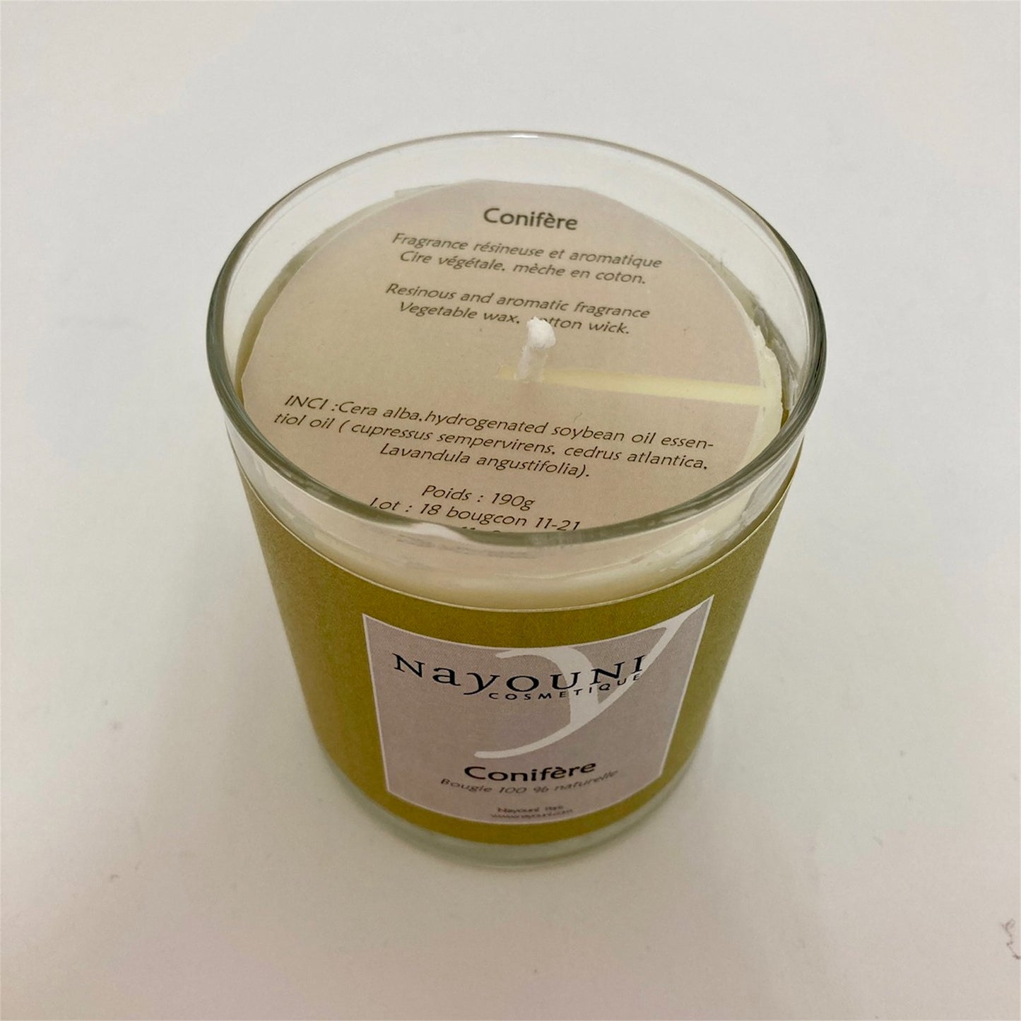 SPECIAL PRICE 【Nayouni 100% Lin】Candle / キャンドル Conifere