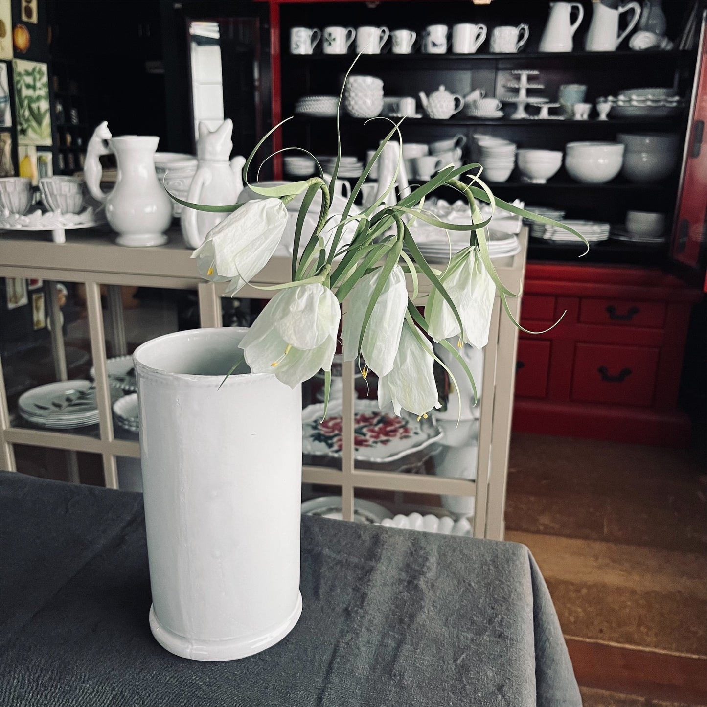 【Astier de Villatte】Blumen Vase Without Motif