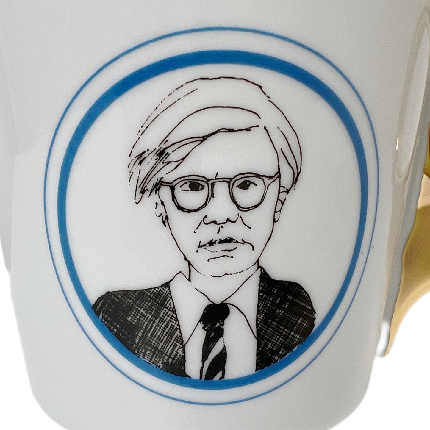 【Kuhn Keramik】 ポートレートマグカップ Andy Warhol