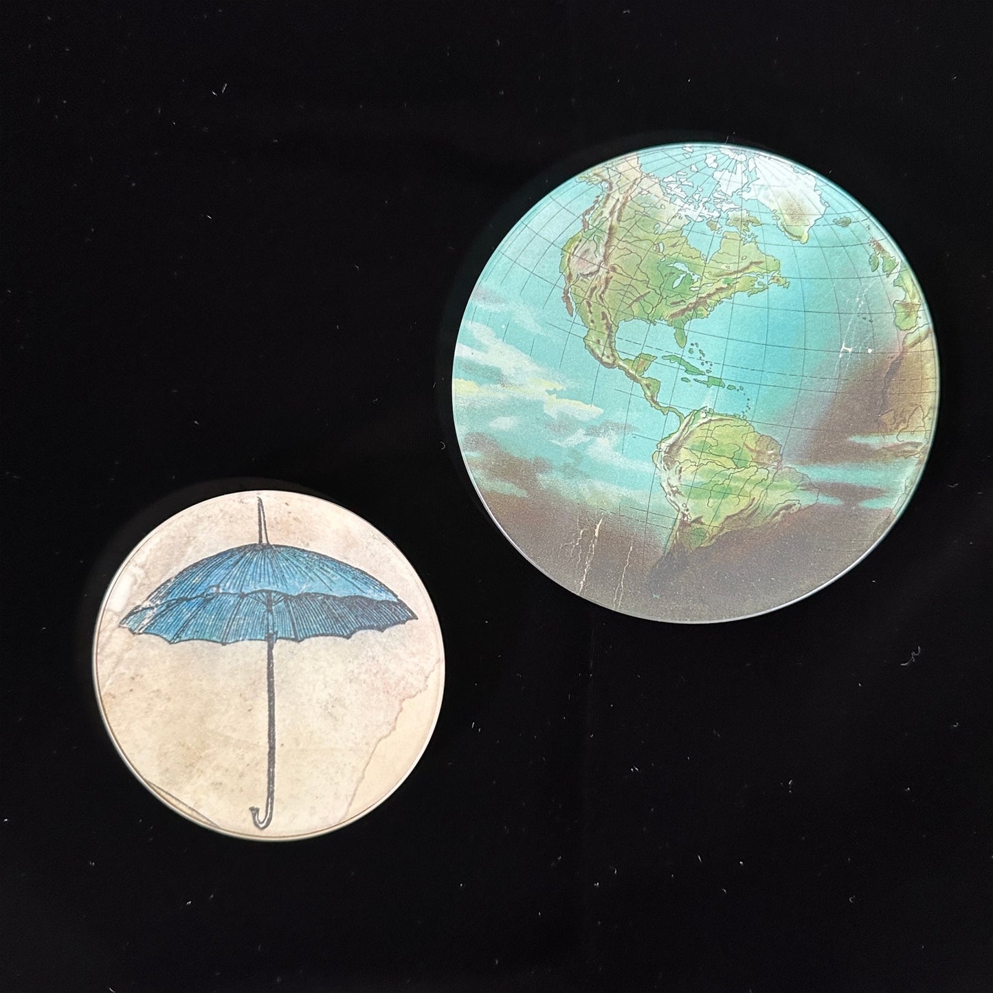 【JOHN DERIAN】デコパージュプレート Umbrella