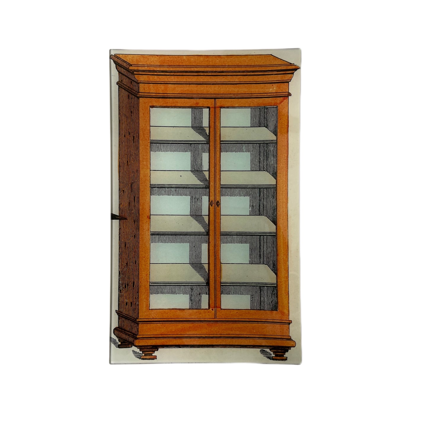 【JOHN DERIAN】デコパージュプレート Book case