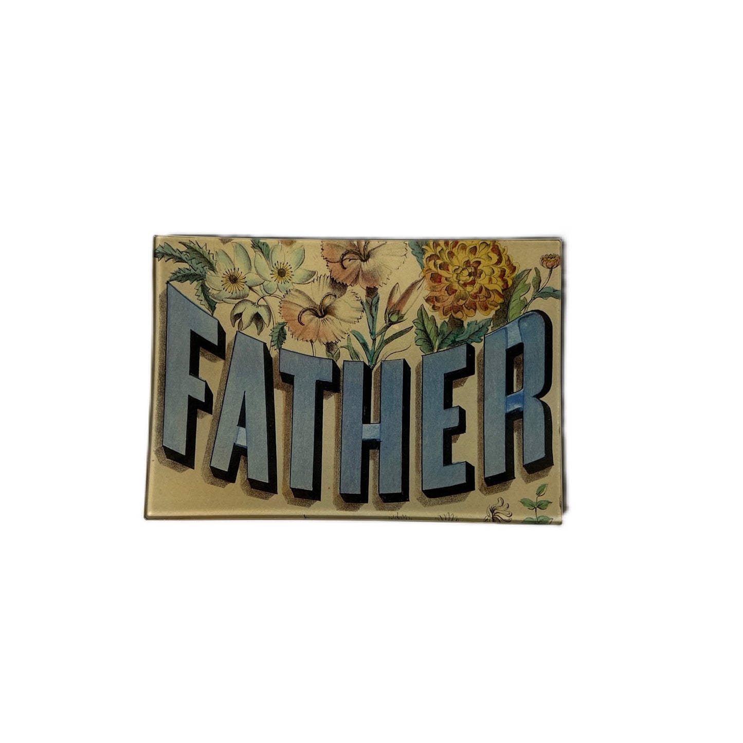 【JOHN DERIAN】デコパージュプレート Father