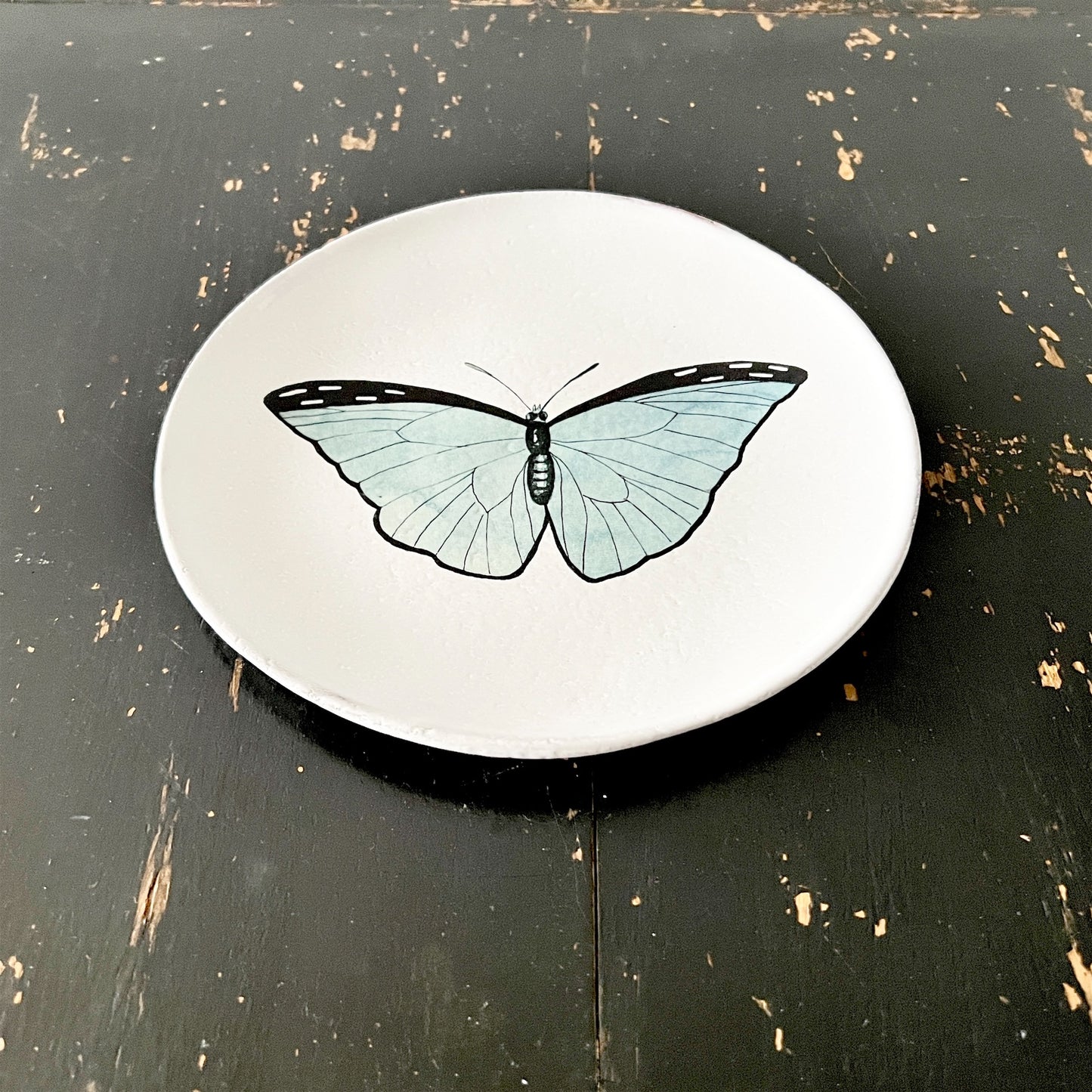 【Astier de Villatte】Blue Butterfly プレート