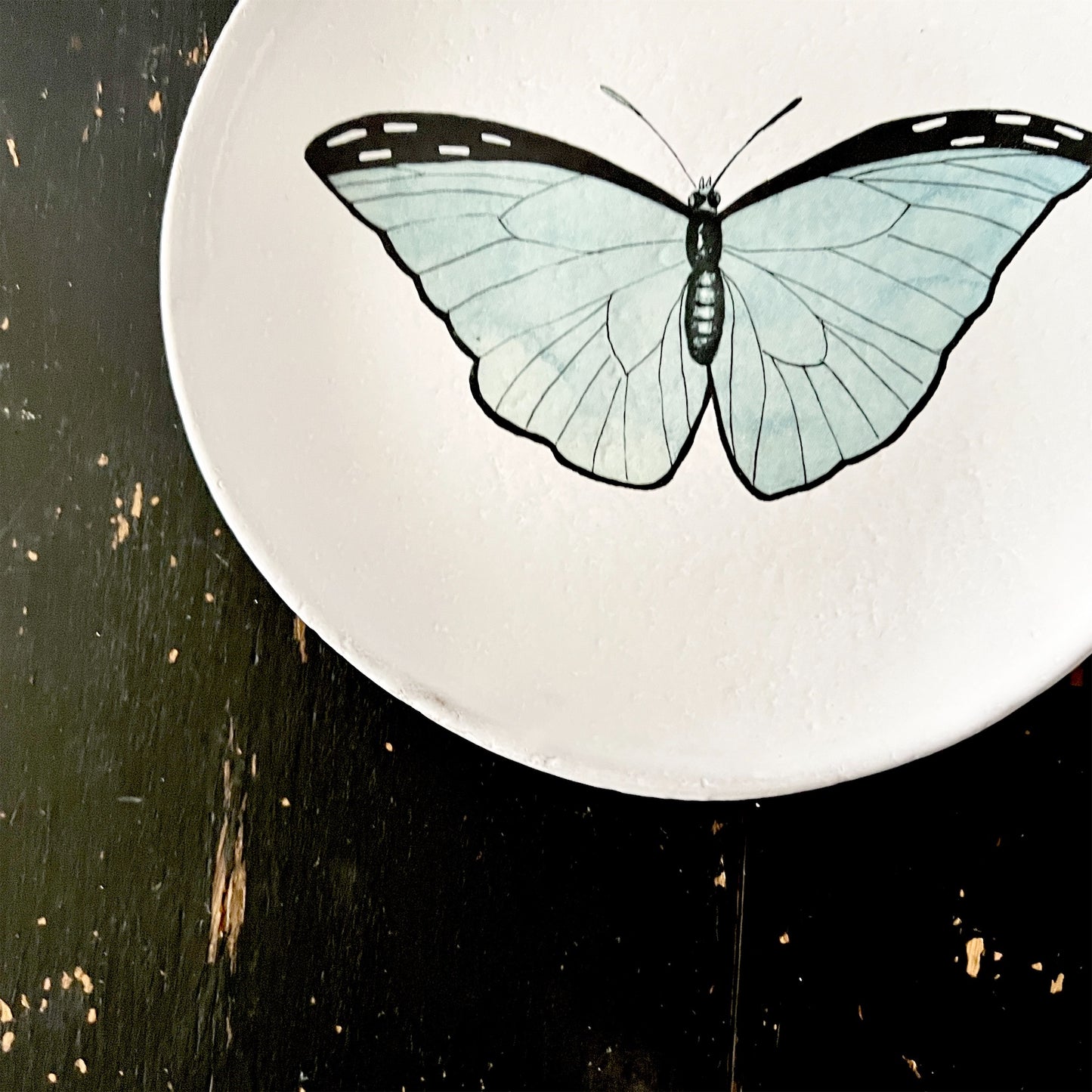 【Astier de Villatte】Blue Butterfly プレート