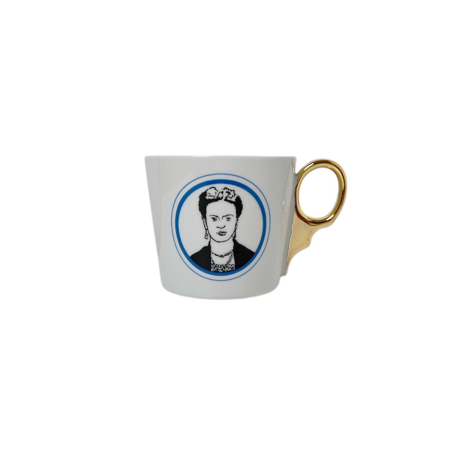 【Kuhn Keramik】 ポートレートマグカップ Frida Kahlo