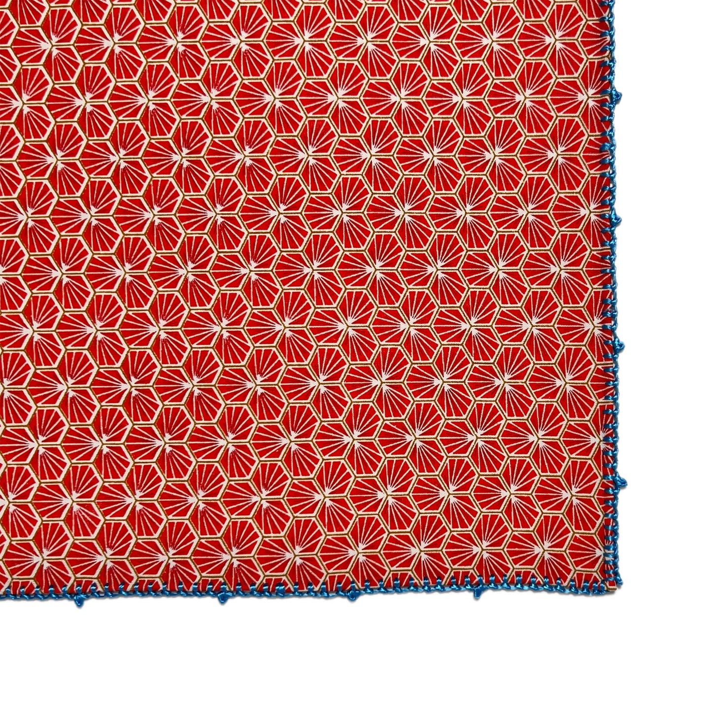 【Leo Atlante】刺繍ランチョンマット レッド マルト・デムランセレクト