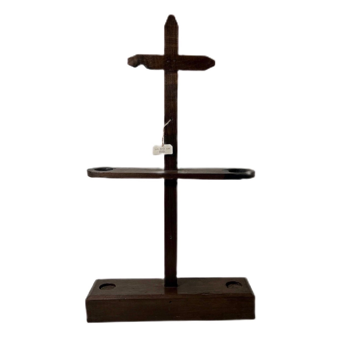 【FEEL】古道具 Antique wooden candle holder