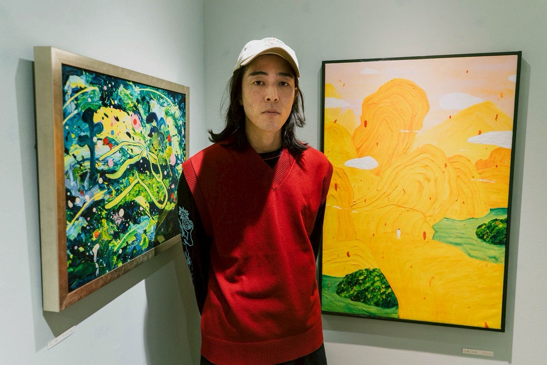 Interview ｜ 時任海斗 個展「SANSUI」-会社員から画家へ、絵から生まれる物語-【前編】