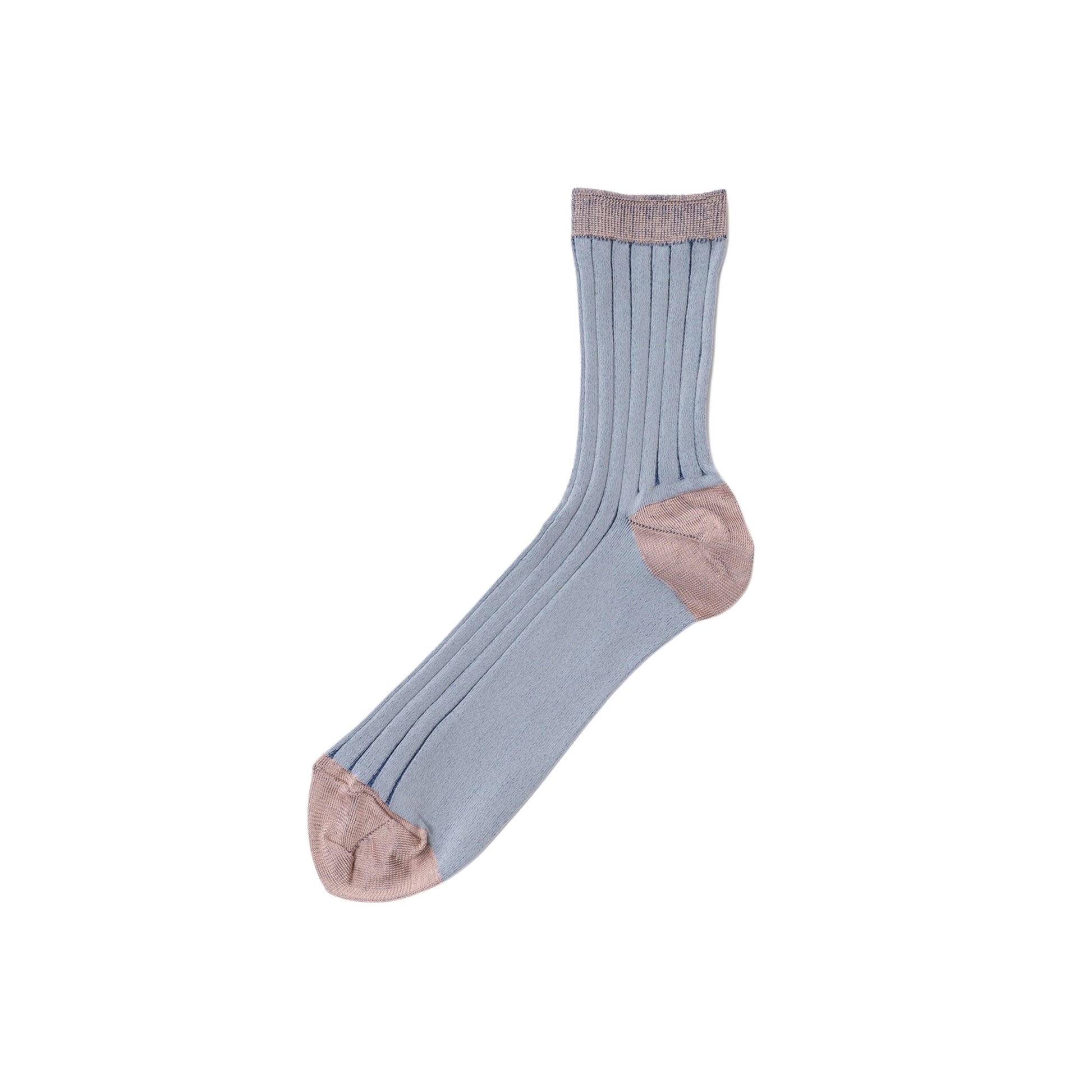 【TRICOTE】SEE-THROUGH RIB SOCKS