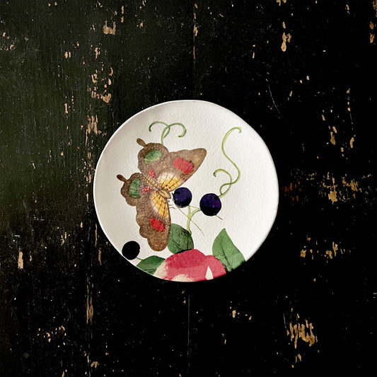 【Astier de Villatte】18th c Fan / Gentle Rose プレート