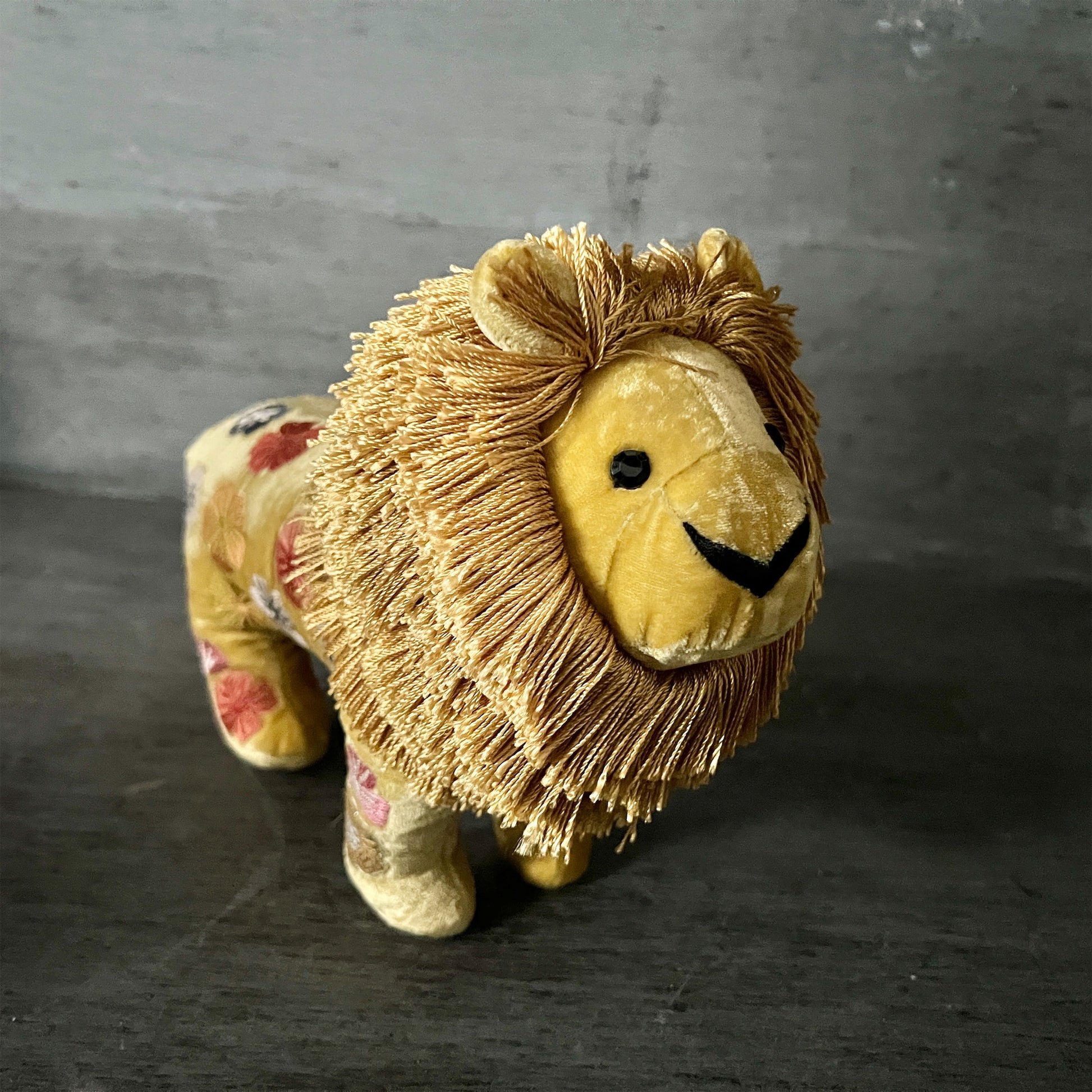 【Anke Drechsel】シルクベルベット Lion_Citrine