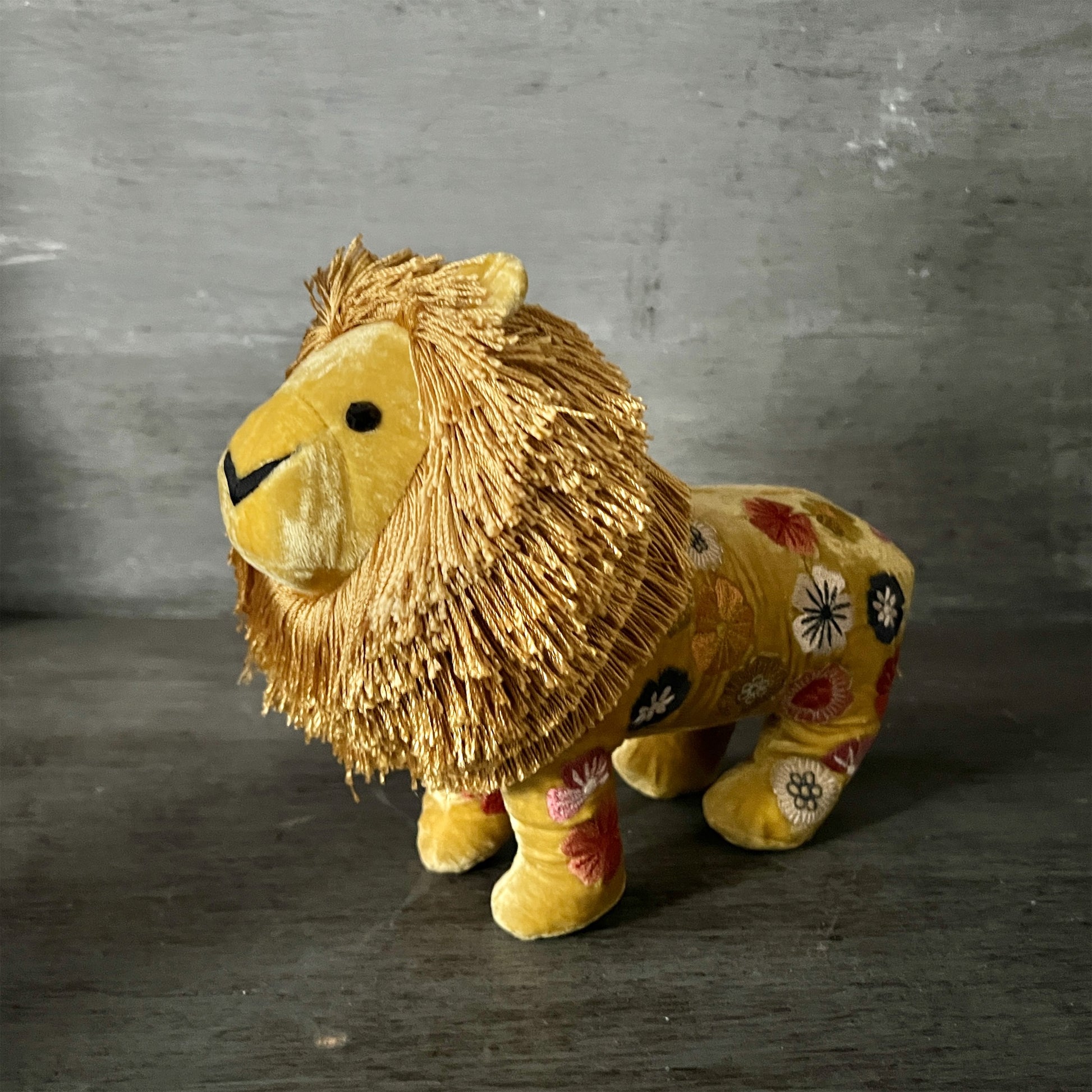 【Anke Drechsel】シルクベルベット Lion_Citrine