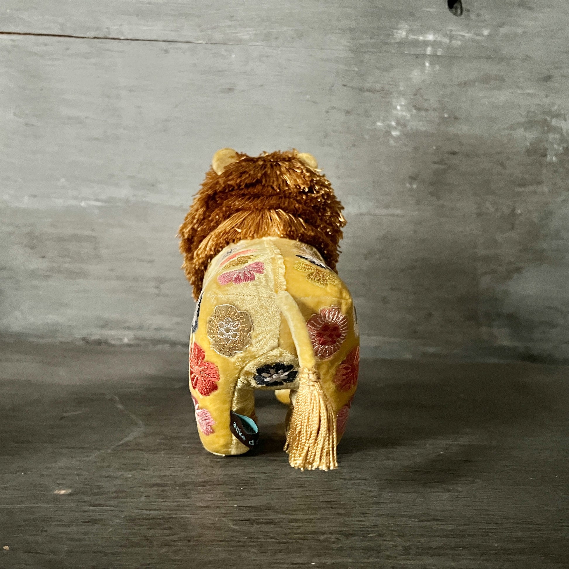 【Anke Drechsel】シルクベルベット Lion_Citrine
