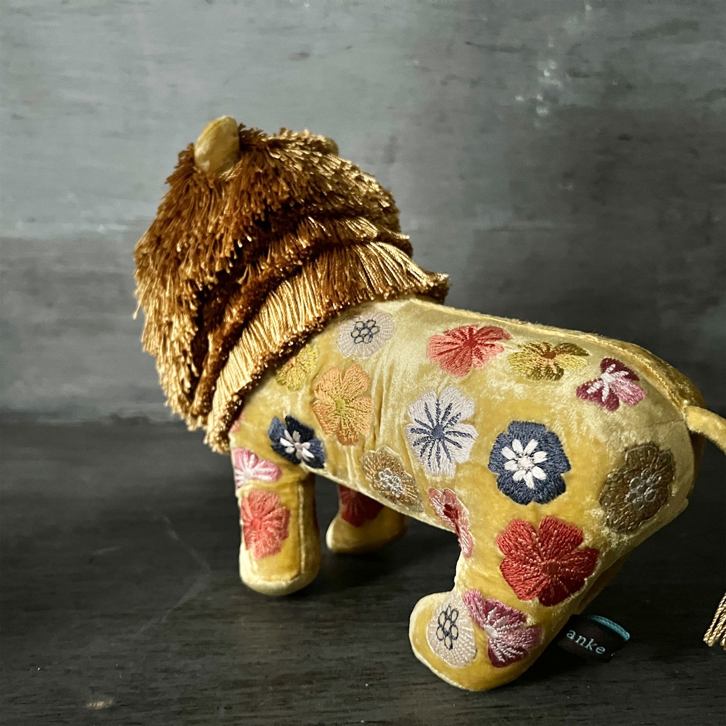 【Anke Drechsel】シルクベルベット Lion_Citrine