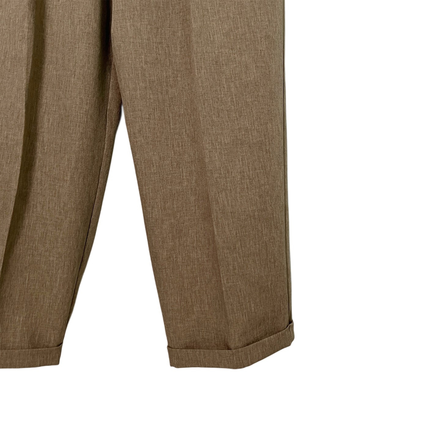 【ohta】khaki pleats pants pt-48K