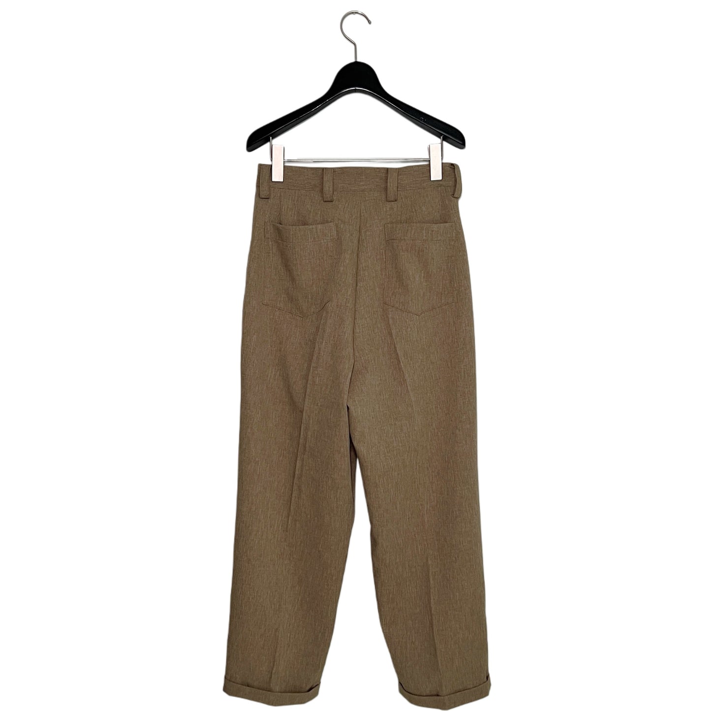 【ohta】khaki pleats pants pt-48K