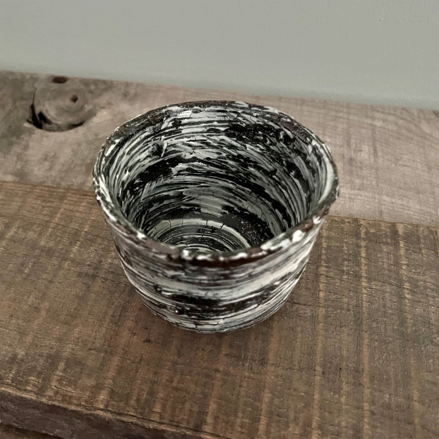 【中川自然坊窯】刷毛目唐津焼酎杯 25-2