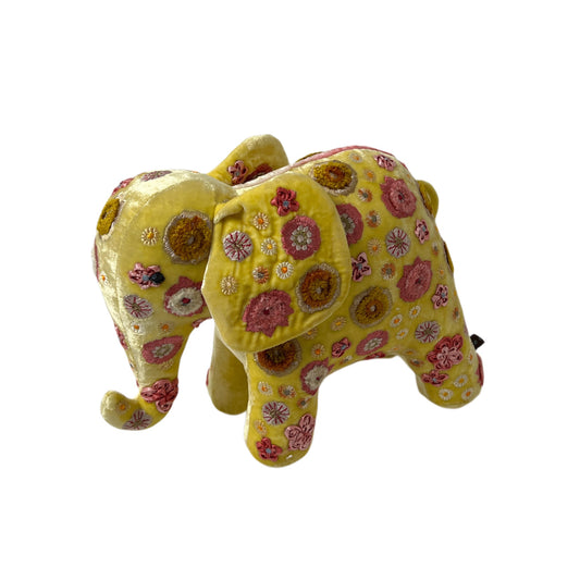 【Anke Drechsel】シルクベルベットElephant_Citrine