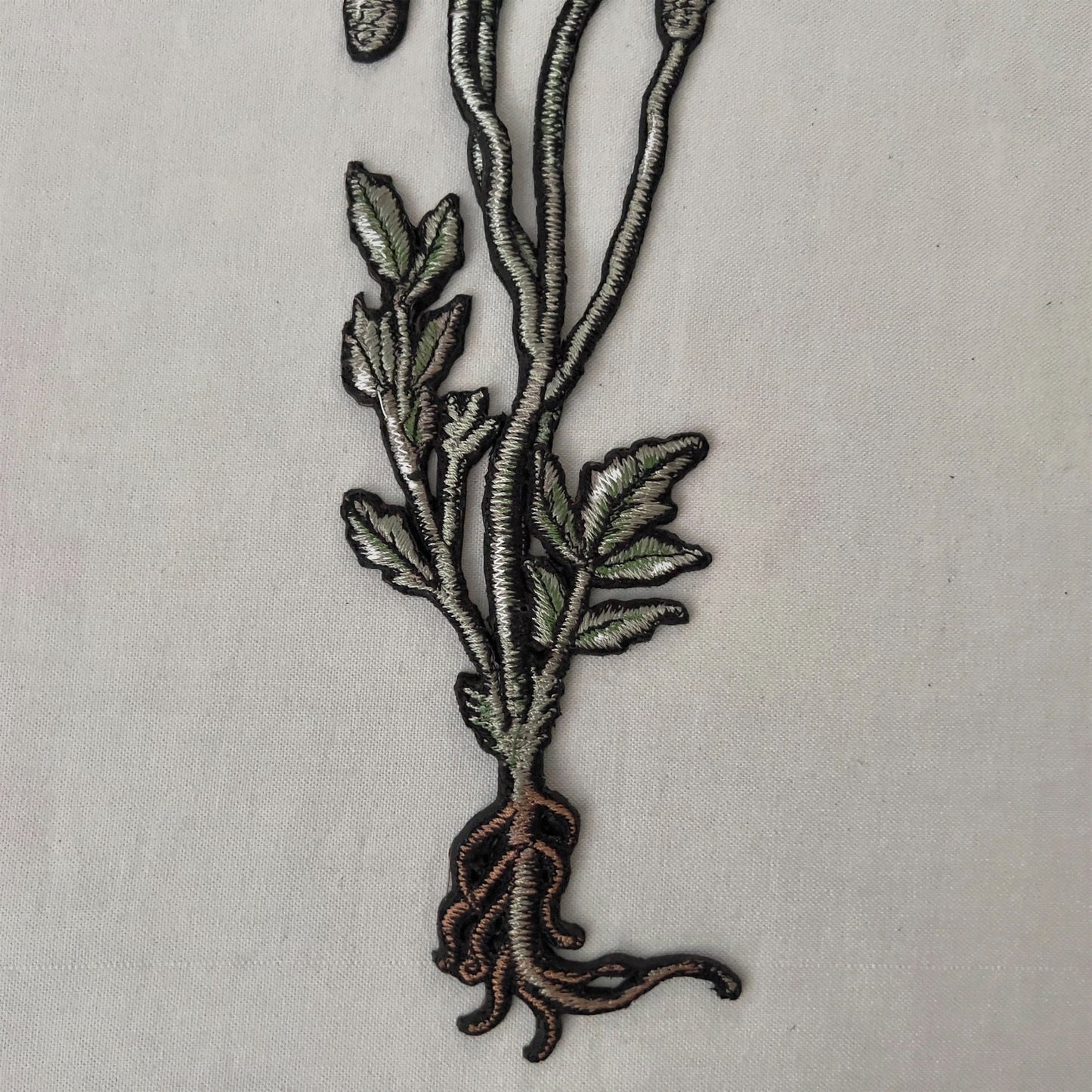 【ma.macaron】赤と薄い紫の花（根っこあり）