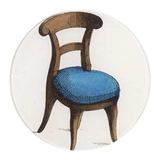 【JOHN DERIAN】デコパージュプレート Chair Illustration_5R