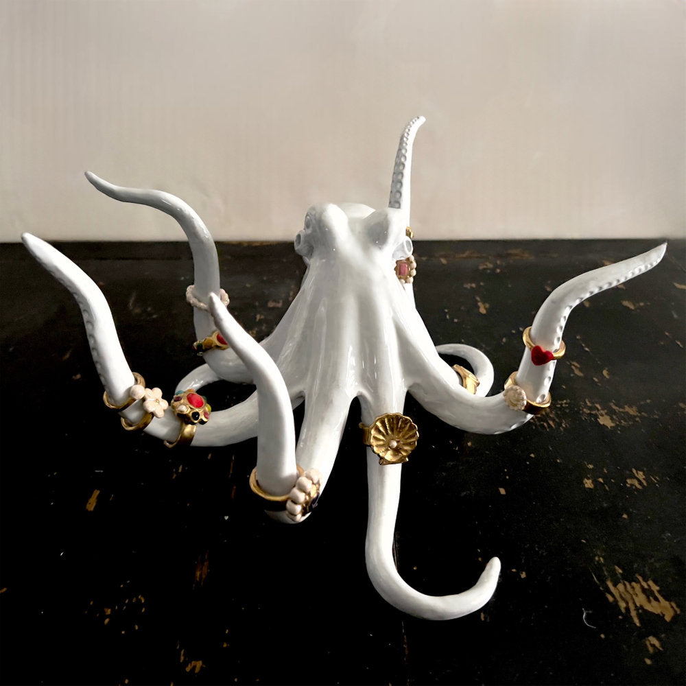 【Astier de Villatte】Octopus Ornament with Rings
