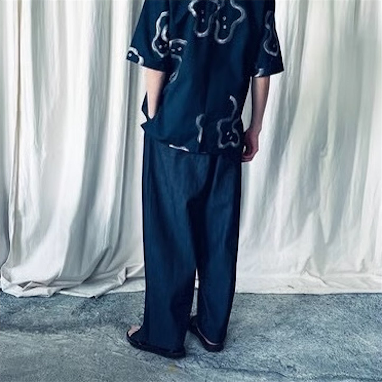 【ohta】denim pants pt-55D