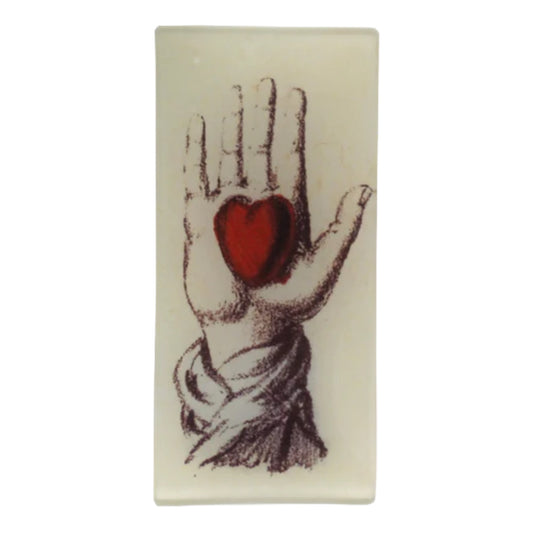 【JOHN DERIAN】デコパージュプレート Holding Heart_3T