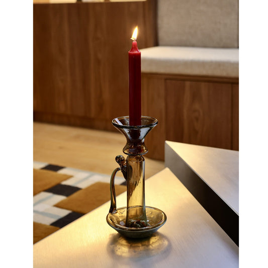 【La Soufflerie】キャンドルスタンド Porta Candele With Handle Fume