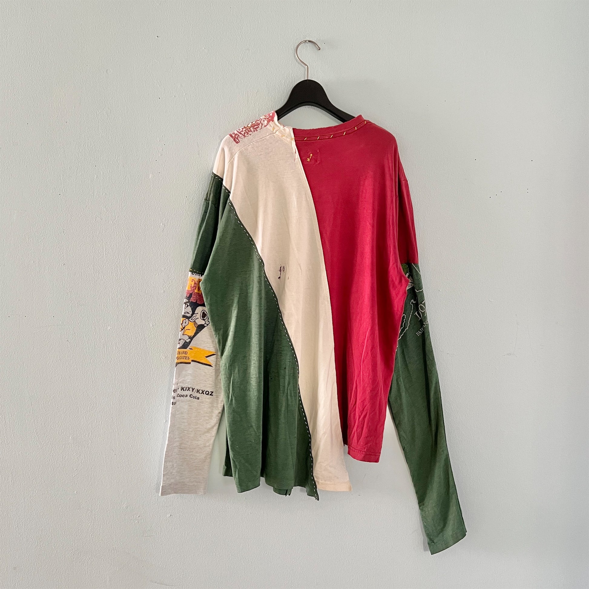 【nisai】古着解体再構築のロンT R018