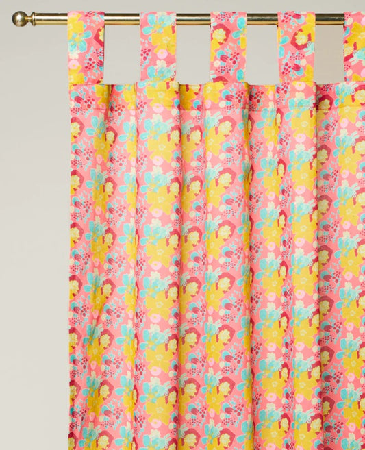 【Les Touristes】CURTAIN _mackintosh coral