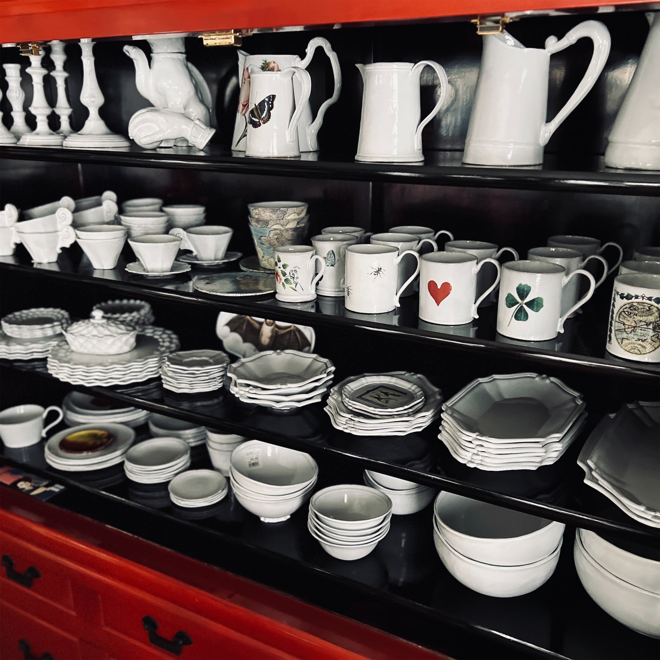 Astier de Villatteチョコレートカップ 6個セット Astier de Villatte】Simple チョコレートカップ Without Handle