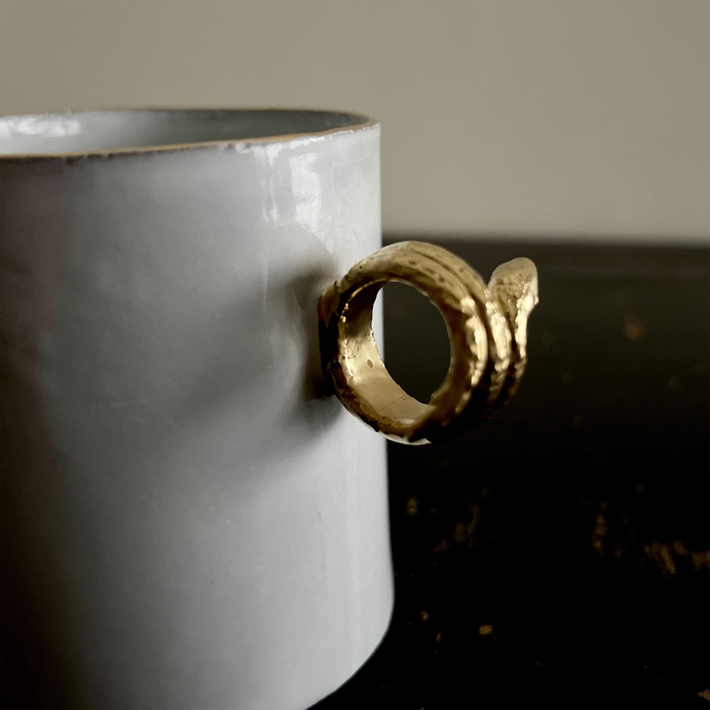 【Astier de Villatte】Serena Snake Ring Cup