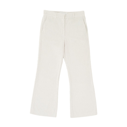 【Mii Collection】Plain Embroidered Velvet Pant #115