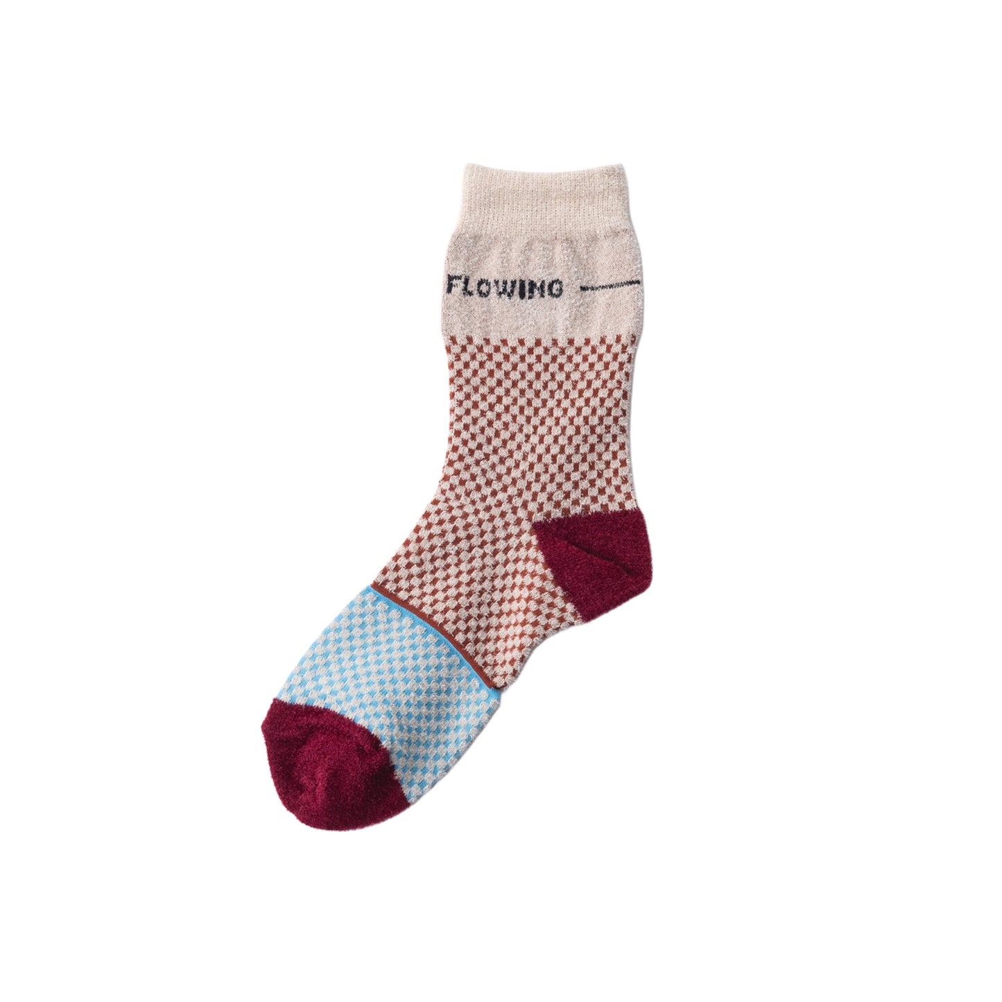 【TRICOTE】MINI CHECKERED BICOLOUR SOCKS