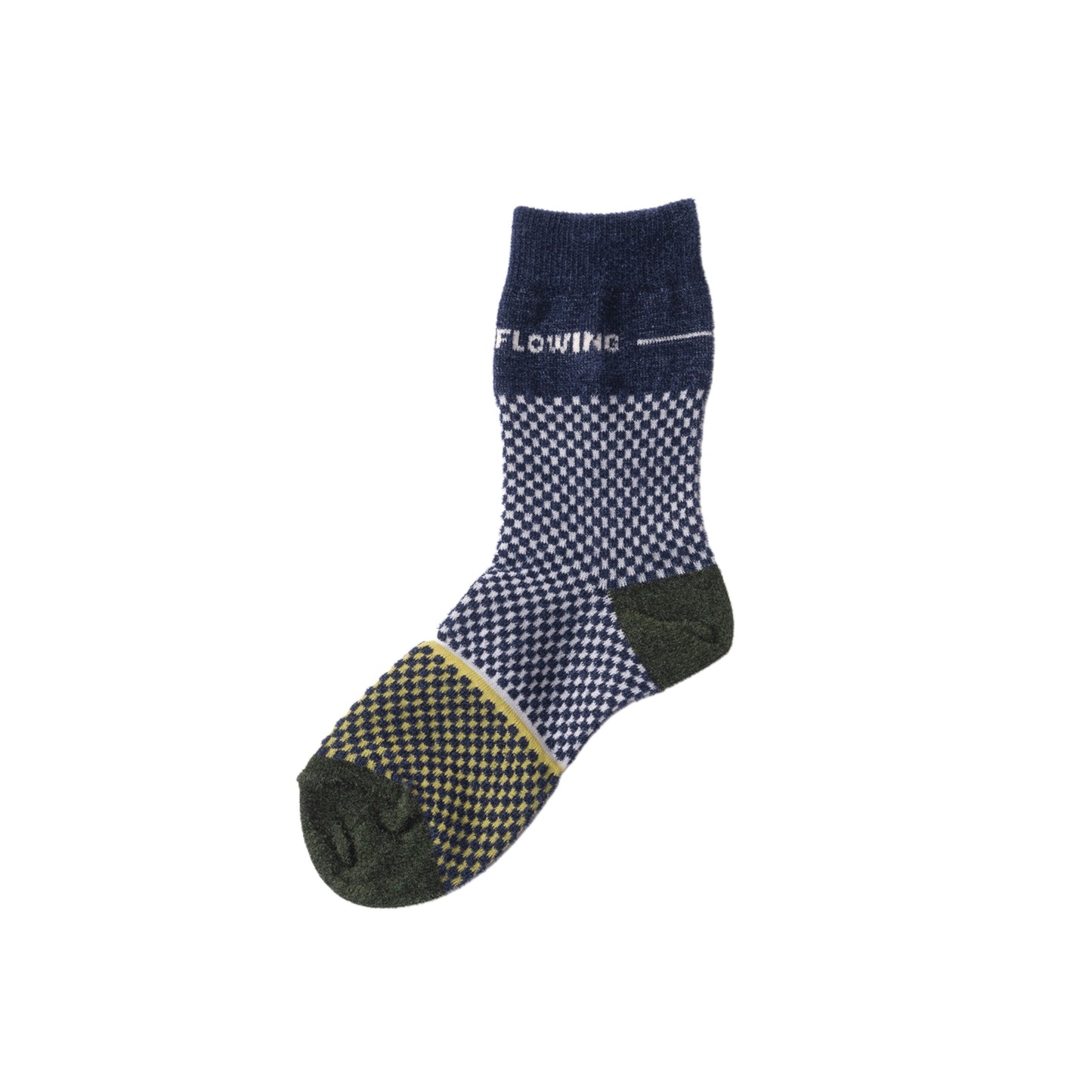 【TRICOTE】MINI CHECKERED BICOLOUR SOCKS