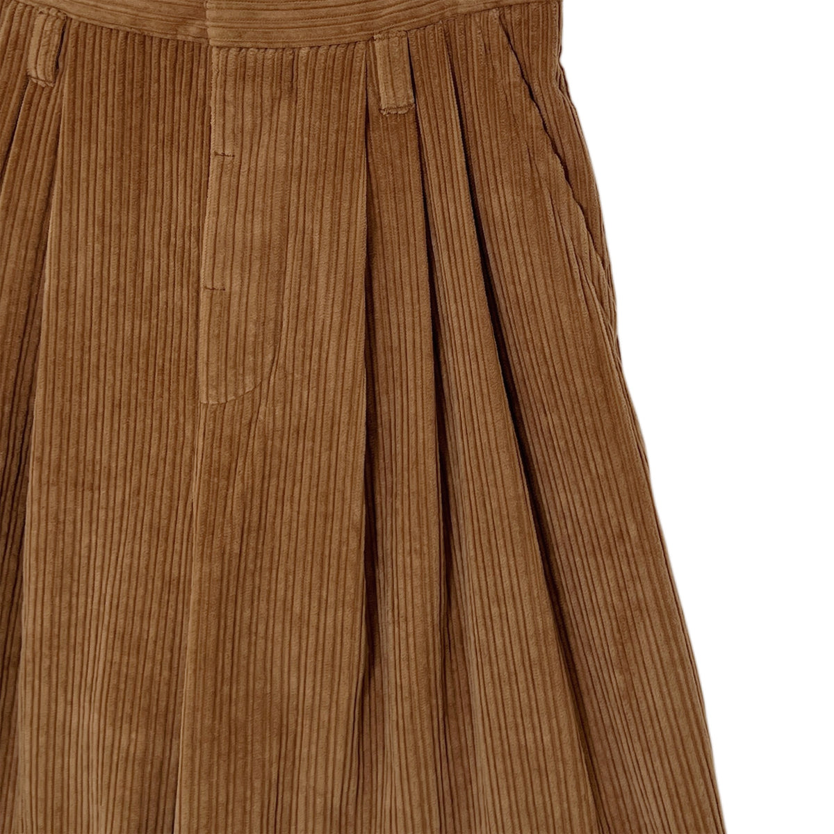 【LA FETICHE】Tailored Mid Length Corduroy Shorts