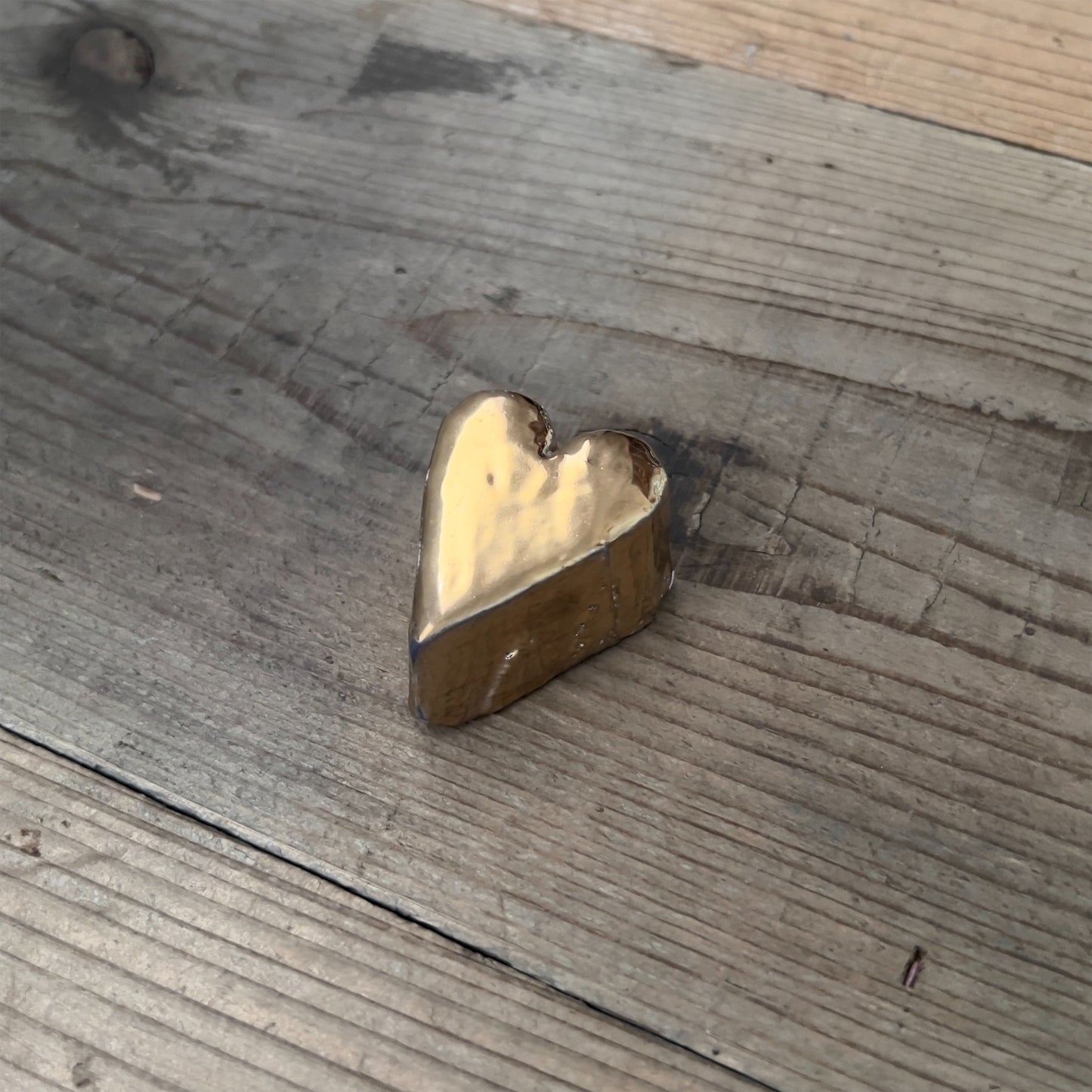 【MV% ceramics design】SMALL GOLDEN HEART