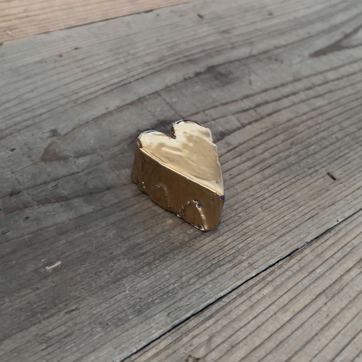 【MV% ceramics design】SMALL GOLDEN HEART