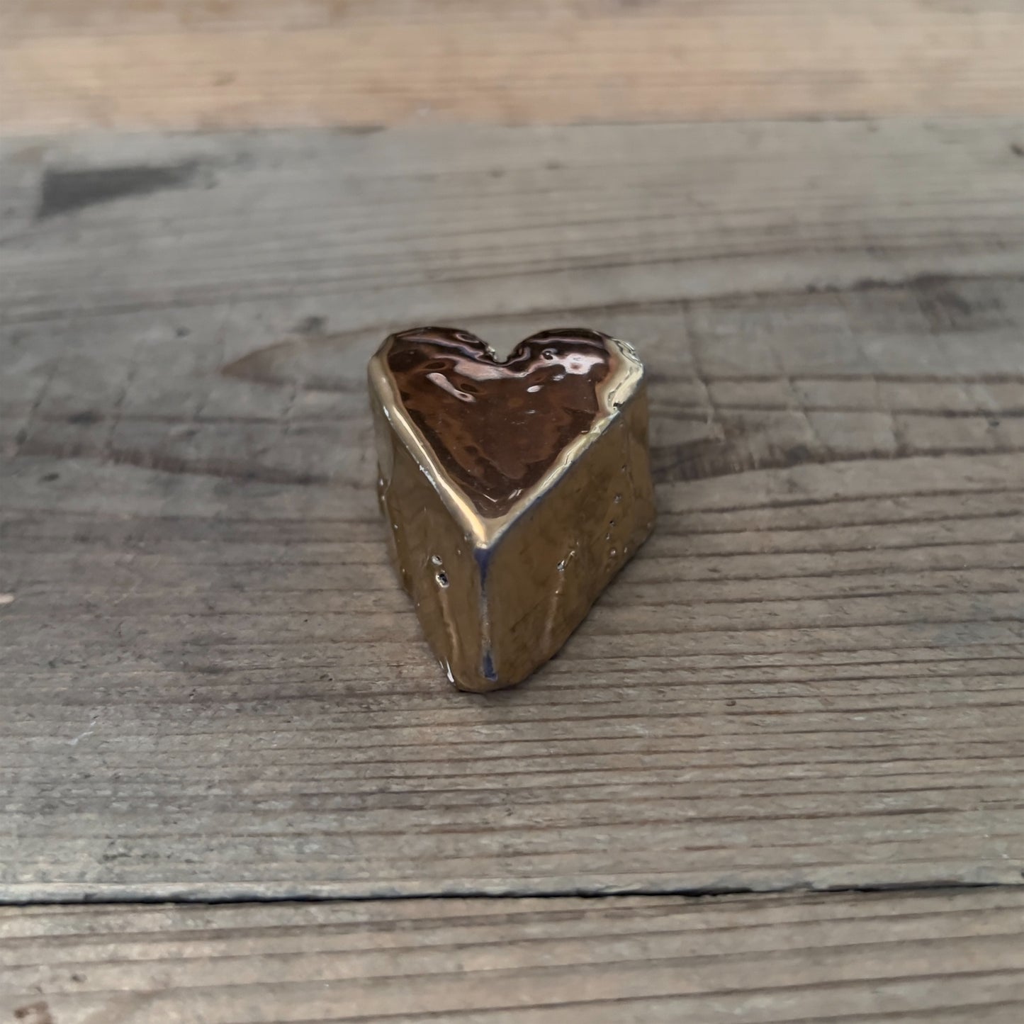 【MV% ceramics design】SMALL GOLDEN HEART