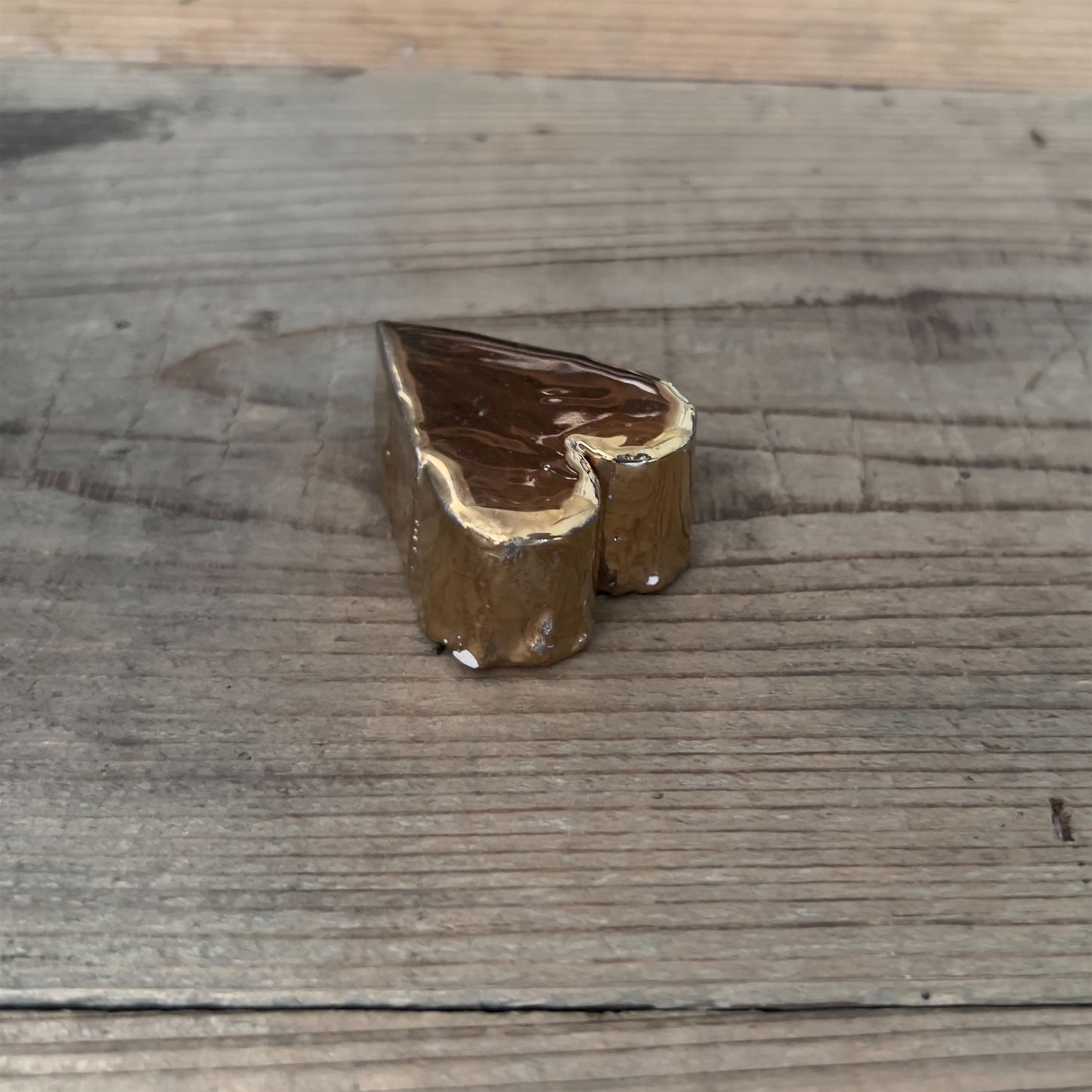 【MV% ceramics design】SMALL GOLDEN HEART