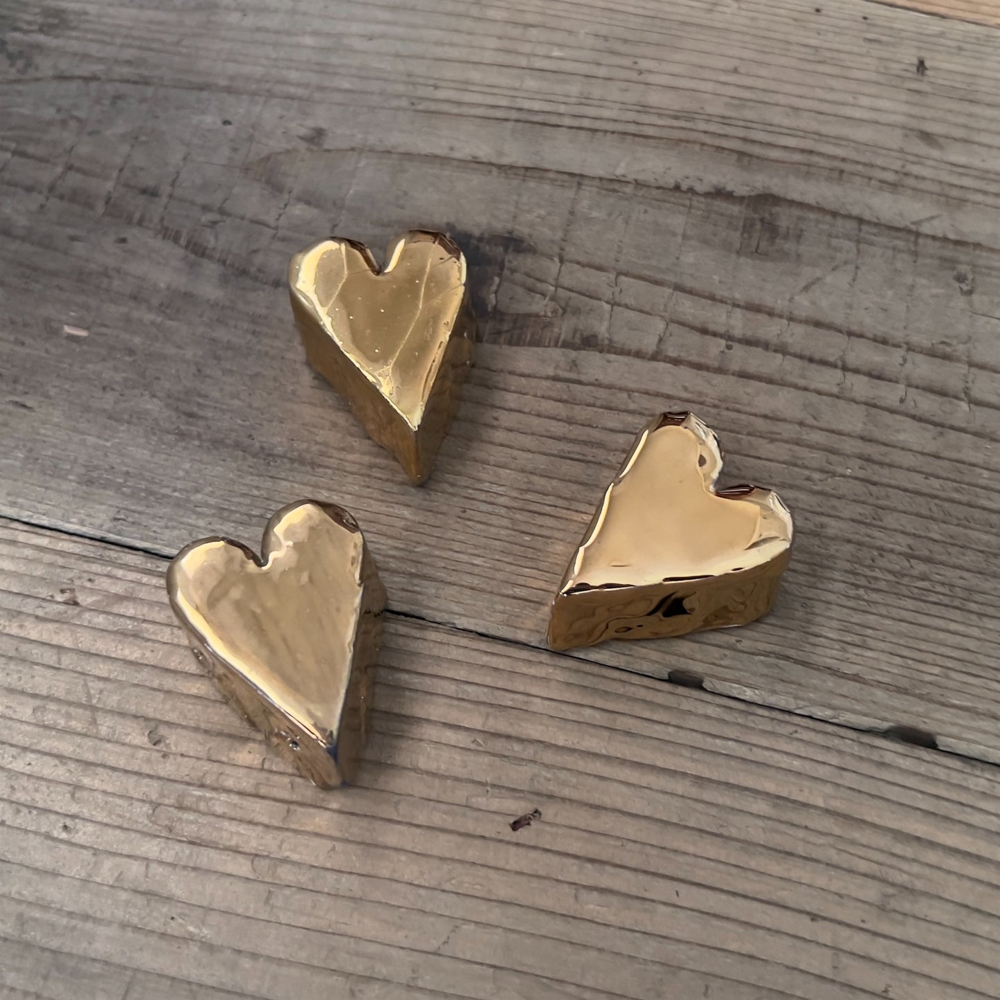 【MV% ceramics design】SMALL GOLDEN HEART