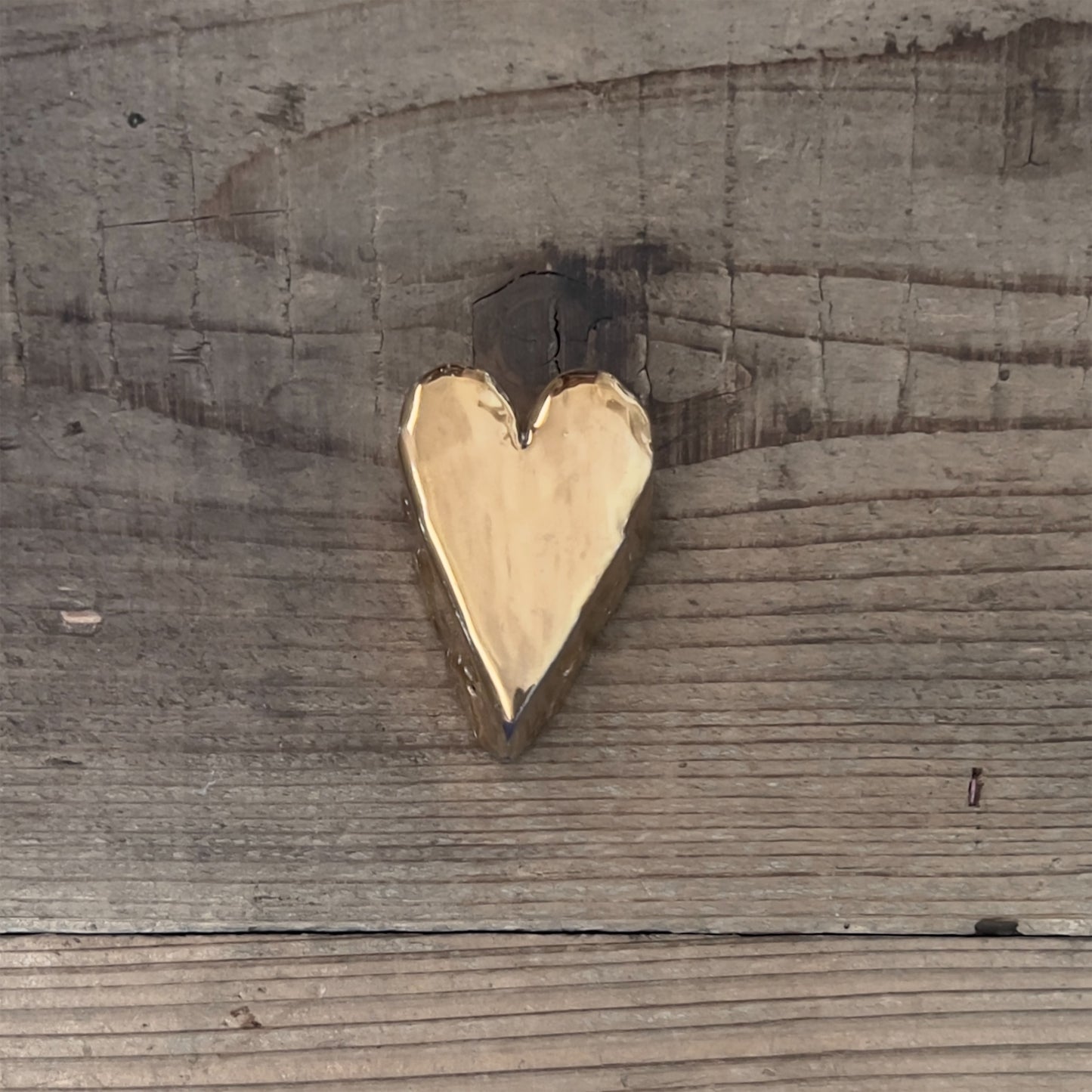 【MV% ceramics design】SMALL GOLDEN HEART