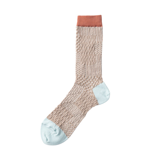 【TRICOTE】 BUMPY PATCHWORK SOCKS